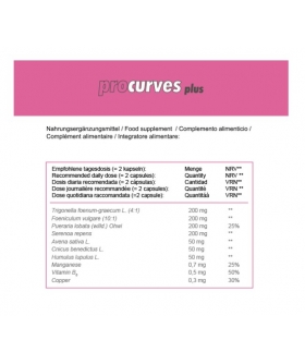 PROCURVES PLUS Capsules naturelles pour augmenter et raffermir les seins