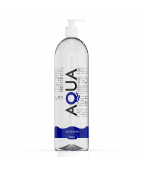 AQUA LUB 1000 Lubricante base agua, inodoro, seguro para juguetes y látex