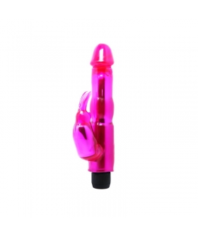 RABBIT FANTASY VIBE Vibratore con design morbido e stimolatore clitorideo