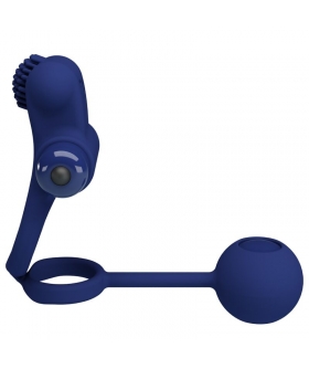 POWERFUL RING Funda vibratoria para él y ella con 10 vibraciones, resistente al agua