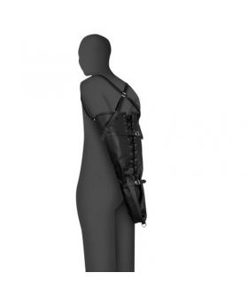 LACE-UP FULL Bracelets d'immobilisation avec anneau polyvalent pour jeux BDSM