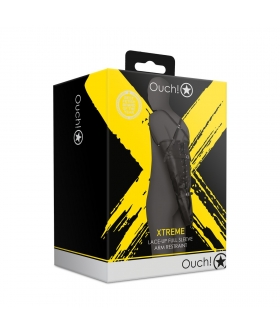 LACE-UP FULL Bracelets d'immobilisation avec anneau polyvalent pour jeux BDSM