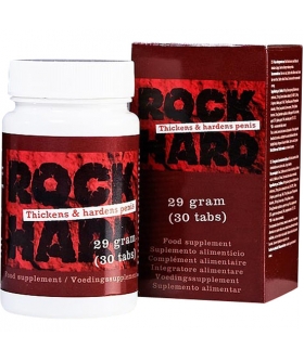 ROCK HARD FOR MEN  Suplemento para mejorar función sexual y hormonal masculina