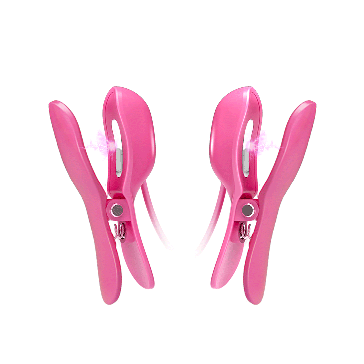 ROMANTIC WAVE Pinças vibratórias para mamilos - prazer intenso