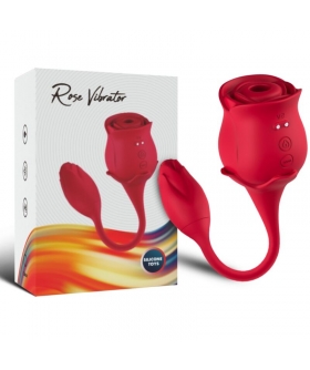 ROSA SUCCIONADOR DE CLITORIS & Aspirateur de clitoris avec 10 modes d'aspiration/vibration