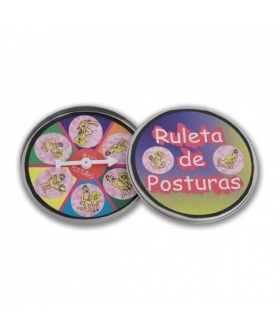 RULETA DE POSTURAS Divertente gioco di posizioni sessuali