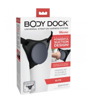 BODY DOCK ELITE HARNESS Arnés innovativo per esperienze intime indimenticabili e piene di piacere.