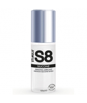 S8 LUBRICANTE SILICONA 125 ML Lubricante de silicona suave y duradero, seguro para la piel