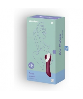 SATISFYER DUAL CRUSH Satisfyer dual crush - vibrador de pulso de ar duplo inserível