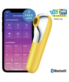 SATISFYER DUAL LOVE Ecco un meraviglioso succionatore con tecnologia air pulse che puoi controllare direttamen