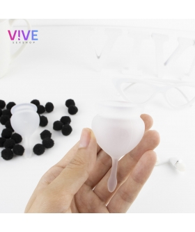 SATISFYER FEEL GOOD Copo menstrual em silicone médico, duo de tamanhos, até 12h de conforto