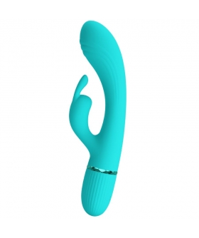 SCOCCO Vibrador de conejo con 10 funciones, silicona suave, recargable