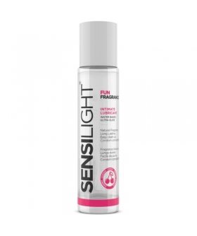 SENSILIGHT CEREZA Gel lubricante con aroma a cereza, eficaz y natural, no comestible
