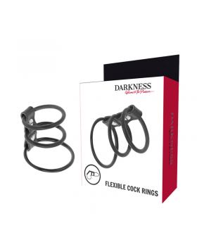 DARKNESS FLEX Anillo para mejorar erecciones y prolongar juego