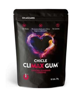 CLIMAX CHICLE Chicletes wug dry: suplemento alimentar para relacionamentos.