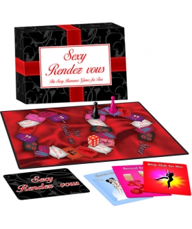 SEXY RENDEZ VOUS Jogo romântico para casais; cartas eróticas, fácil de usar