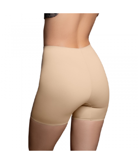 SHORTS LIGEROS BEIGE Shorts de controle leve para realçar a figura.