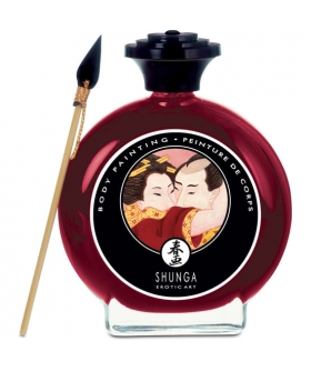 SHUNGA BODY PAINTING FRESA Combinez les jeux érotiques avec des saveurs interdites