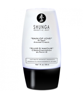 SHUNGA LLUVIA DE AMOR Creme para estimular ponto g, intensifica orgasmos femininos.