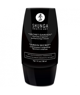 SHUNGA SECRET GARDEN Crema per intensificare orgasmi, base acquosa, commestibile.