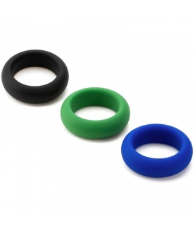 ANILLOS PENE DE SILICONA Conjunto de anéis de silicone de je joue