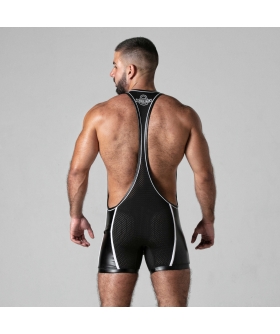 SINGLET BLACK Camisola erótica de rede: conforto sensual e design arrojado