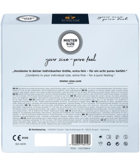 SIZE 57 Preservativos perfeitos, extra finos