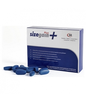 SIZEGAIN PLUS PASTILLAS Cápsulas naturales para alargar el pene; vasodilatadoras