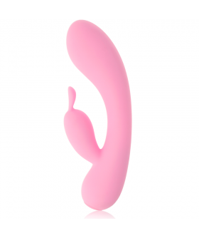 SMART HUGO Vibrador doble estimulación de silicona de alta calidad
