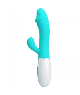 SNAPPY VIBRADOR PUNTO G MORADO Estimulador dual: 30 vibraciones, silicona, personalizable