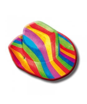 SOMBRERO Cappello da cowboy inclusivo, con design bandiera arcobaleno LGBTQ+