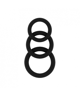 SONO Nº 25 Set de 3 anillos de silicona para prolongar erección