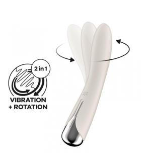 SPINNING VIBE 1 Vibrador punto G con cabeza giratoria, 12 vibraciones, USB