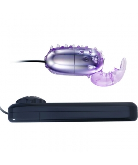 HUCON Huevo vibrador texturizado, potente, manejable y discreto