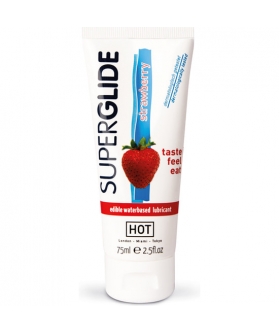 SUPERGLIDE SABORES Lubrificante commestibile al gusto di fragola.