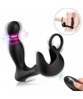 VORTEX INTENSO + ANILLO  Vibromasseur anal prostatique avec plusieurs modes et vitesses