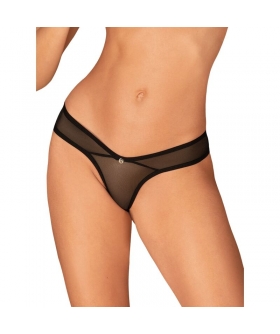 TANGA GLANDEZ XS/S String noir, élégant, doux, polyvalent et confortable.