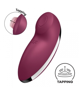 TAP & CLIMAX 2 Dispositivo para clítoris con vibraciones y golpeteos únicos