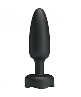 TARION Plug anal con luces led, 10 vibraciones, silicona y usb