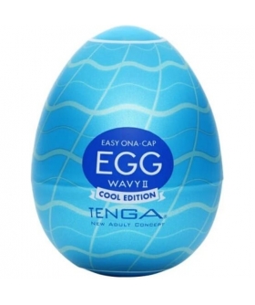 TENGA CRITAL EGG Masturbador masculino con efecto refrescante y texturas