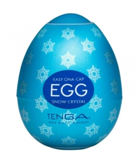 TENGA CRITAL EGG Masturbador masculino com efeito refrescante e texturas