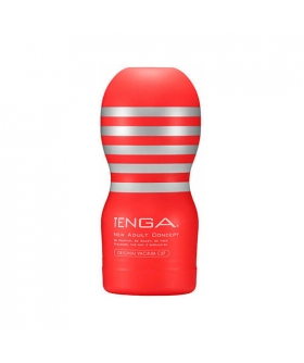 TENGA PROFUNDA Masturbador con succión ajustable, lubricante incluido