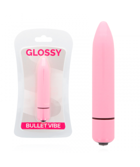 GLOSSY  Vibrador compacto glossy para estimular zonas sensitivas