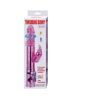 THROBBING BUNNY MOTOR Massageador para clitóris e vagina, intenso