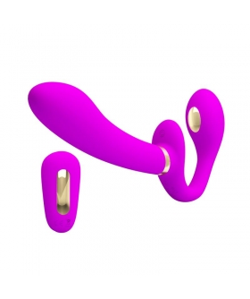 THUNDERBIRD ELECTRO Strap-on vibrante senza imbracatura con 12 modalità di vibrazione ed elettrostimolazione