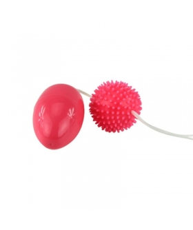 TWINS BALLS ROJAS Bolas chinas vibradoras para placer y estimulación pélvica