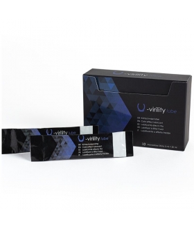 U-VIRILITY LUBE LUBRICANTE EFE Lubrifiant intime avec effet froid et monodose