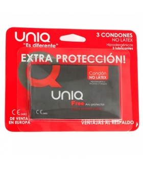 UNIQ FREE Preservativos uniq free: seguros, sem látex.