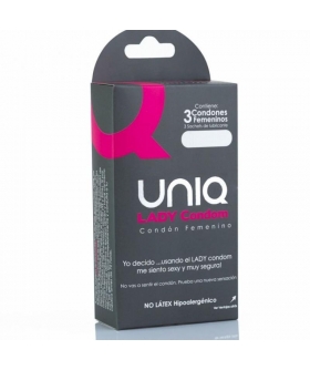 UNIQ LADY Préservatifs féminins pour protection et plaisir