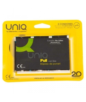 UNIQ PULL Preservativo Uniq Pull: protezione sessuale innovativa